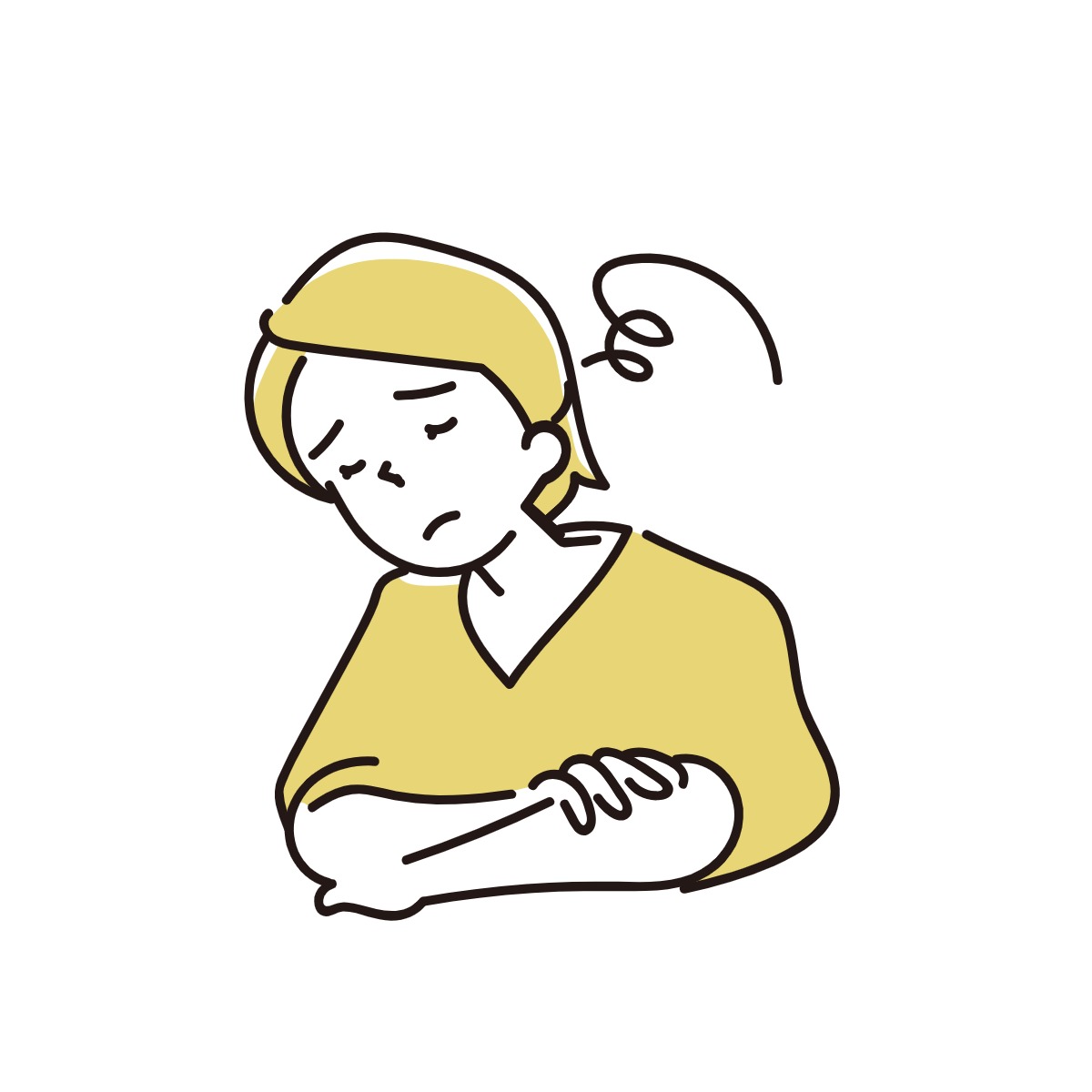 悩む女性